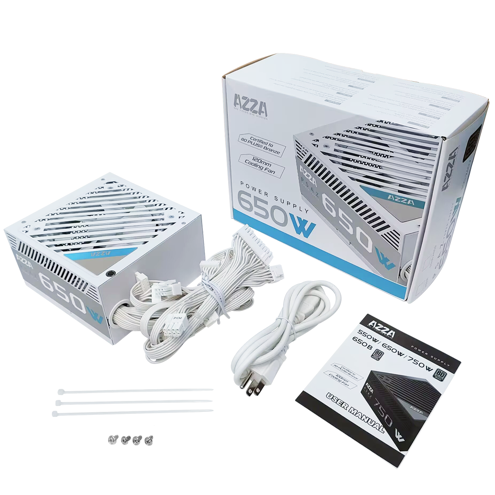ATX2.0 650W PSU (White)