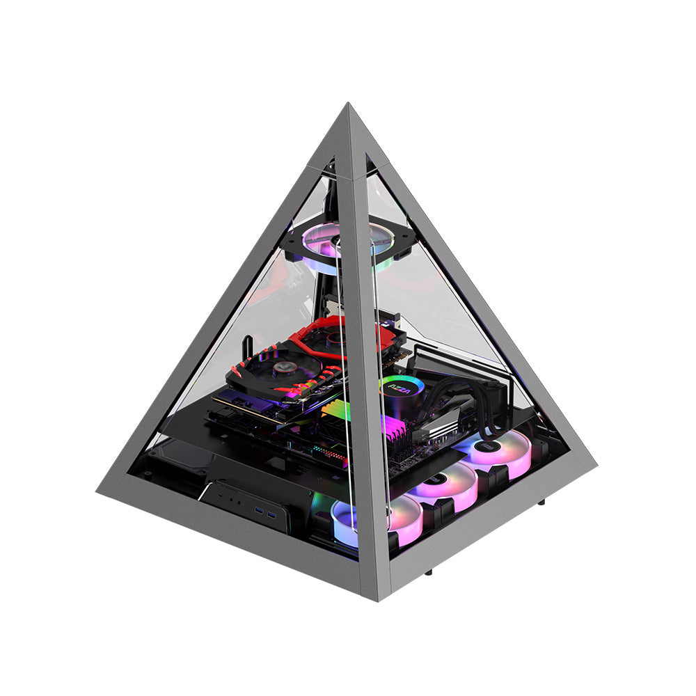 Azza lança novas caixas piramidais para PC